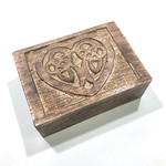 Wooden Box- Celtic Heart