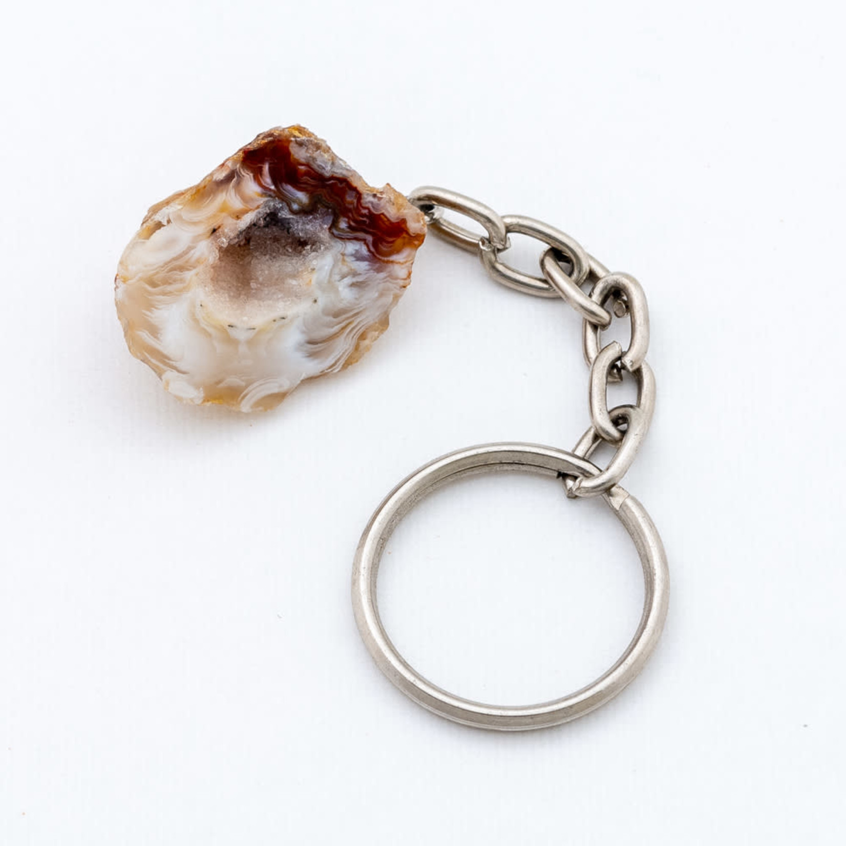 Key Chain Agate Geode