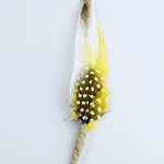 Smudging Feather -Yellow - Clarity