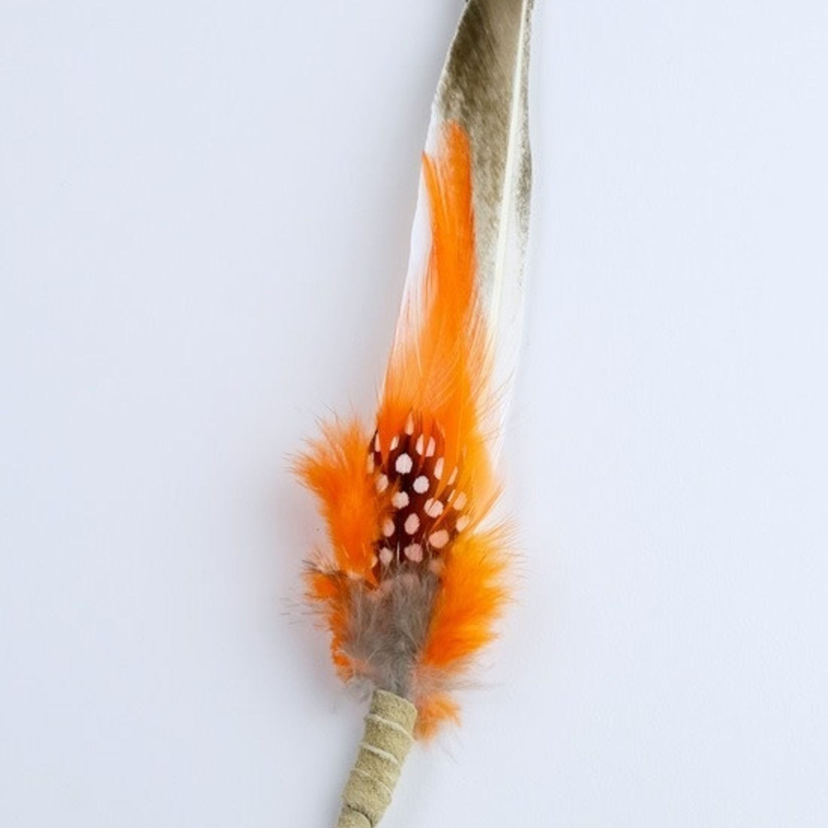 Smudging Feathers- Orange - Courage