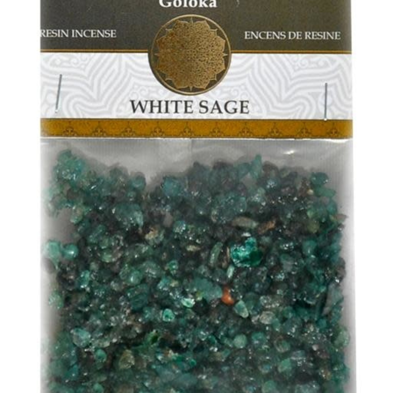 Goloka White Sage Resin Incense 15g