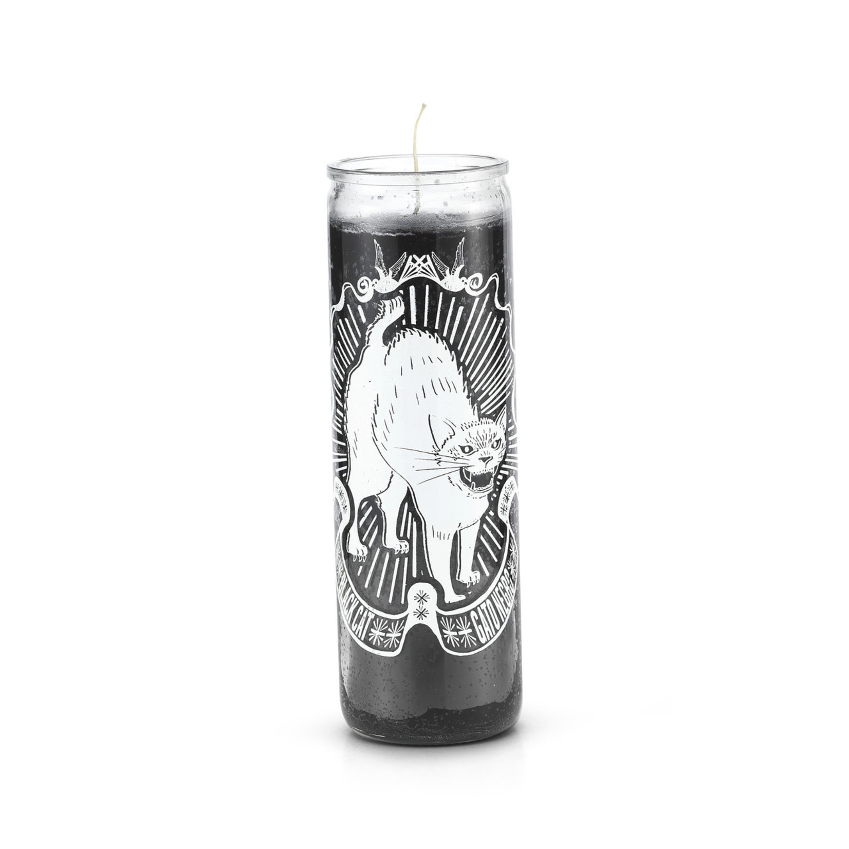 Black Cat Seven Day Candle (1C)
