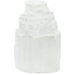Selenite Iceberg  Mini Chime Candle Holder (2.5-3")