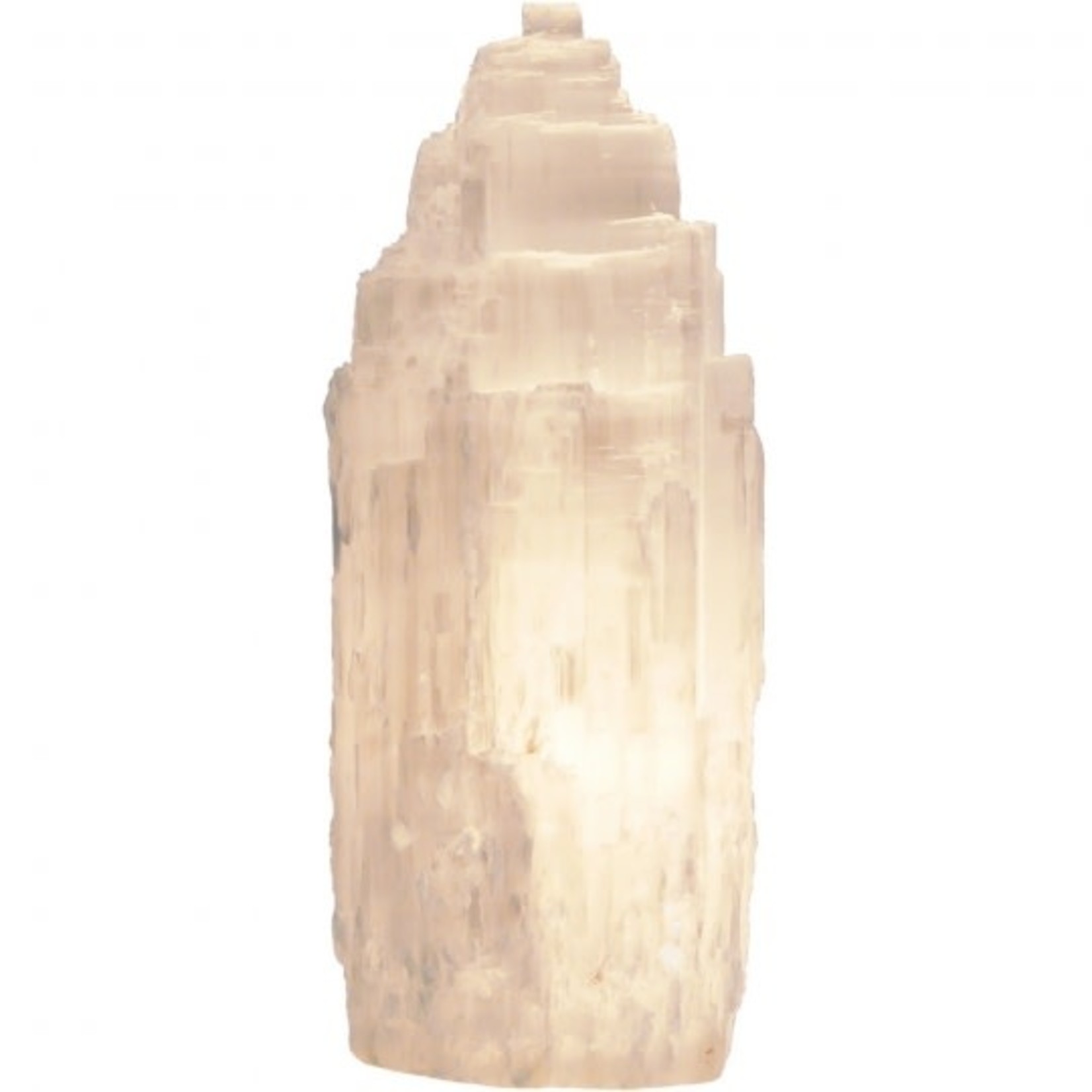 Selenite Lamp w/Cord (8"-10"H)