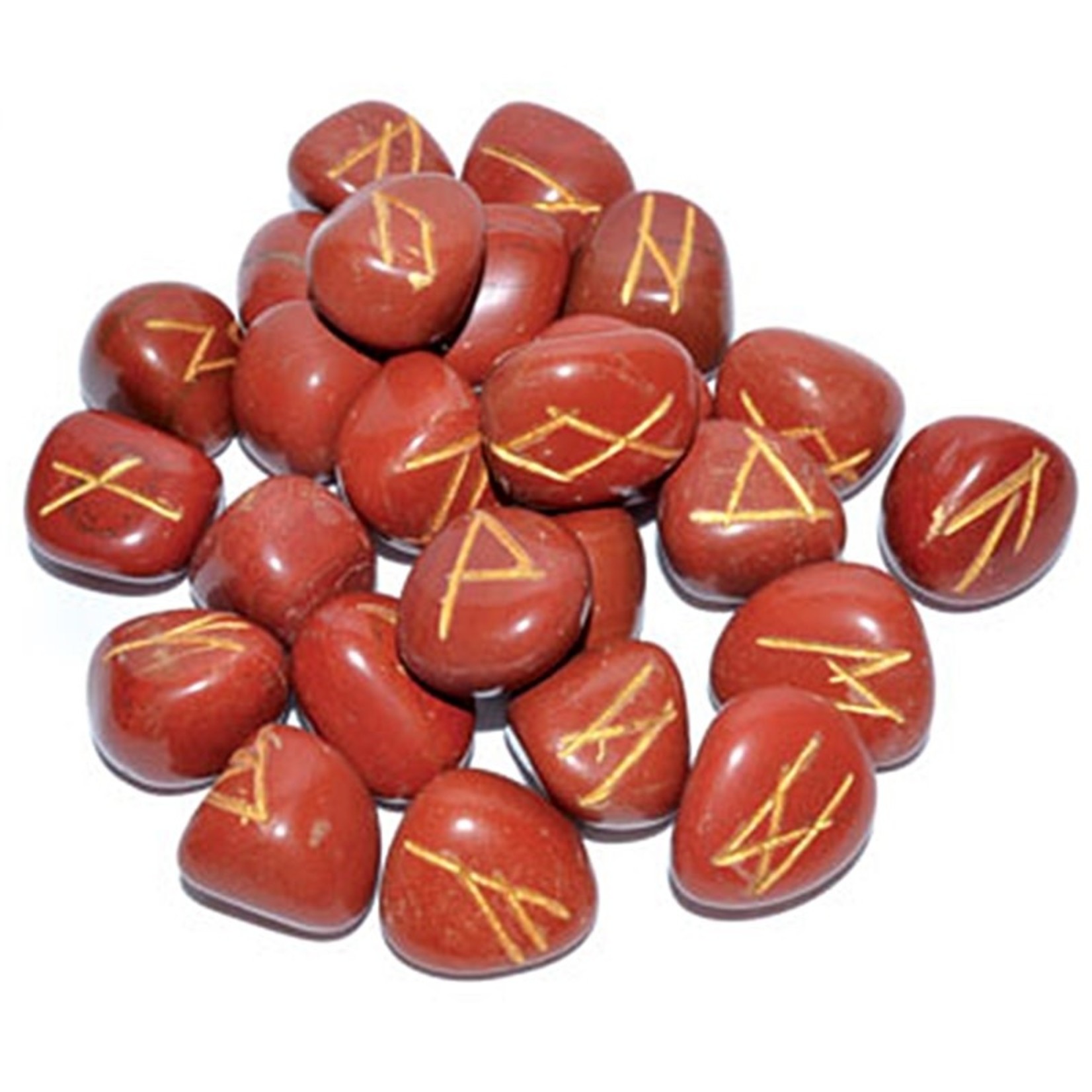 Red Jasper Rune Set