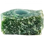 T-LIGHT Holder Green Aventurine 4"