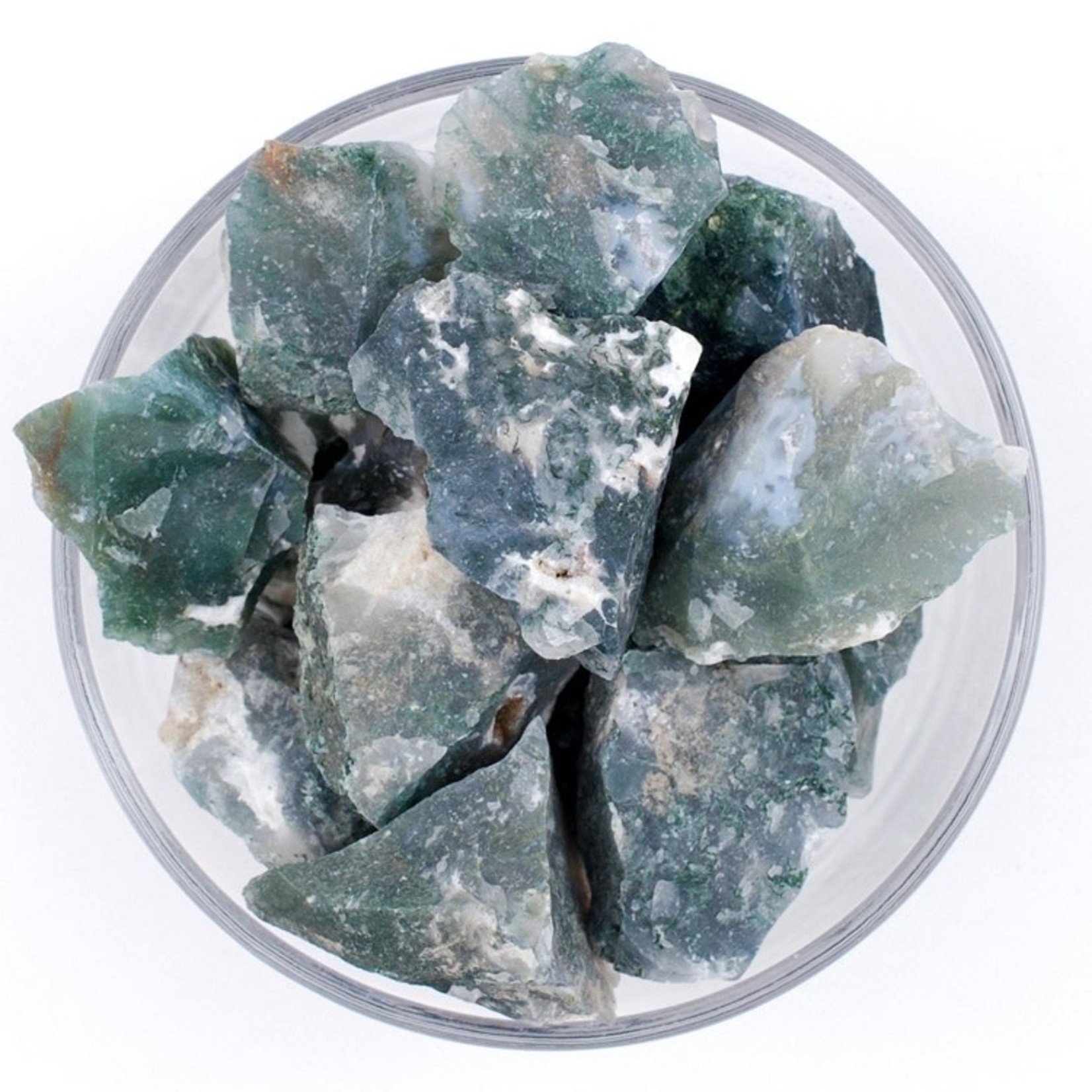 Moss Agate Rough LG