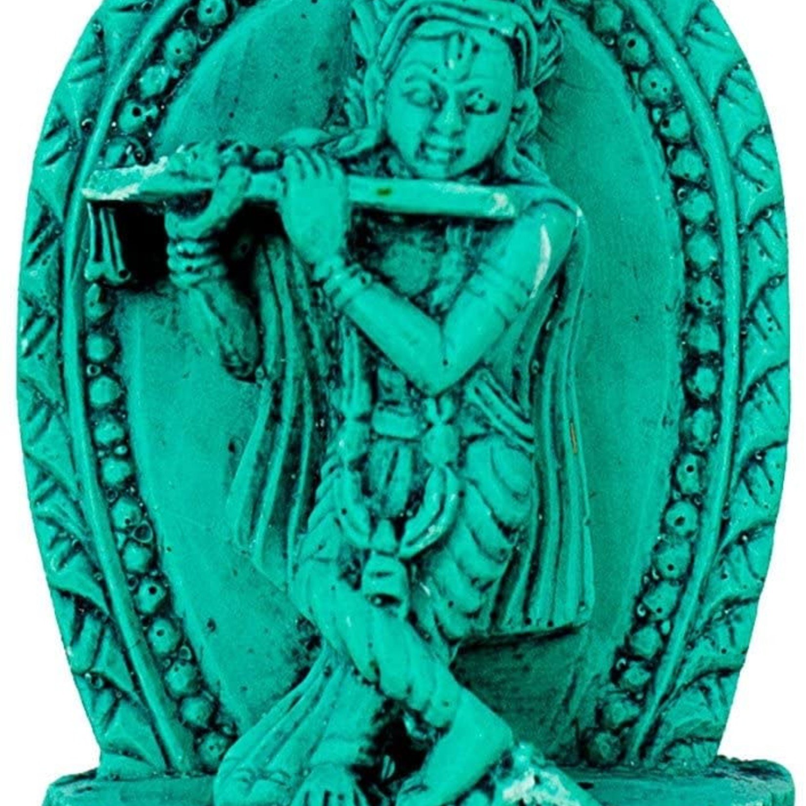 Mini Turquoise Powder Figurine (Krishna)