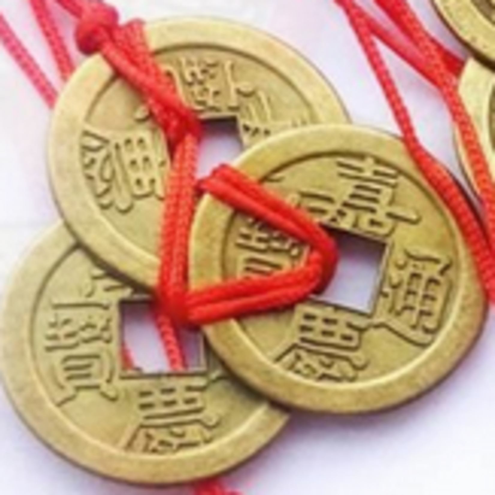 Chinese Coin (3 with string)