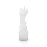 Cat Image Candle (White)