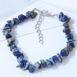 Lapis Lazuli Chip Adjustable Bracelet