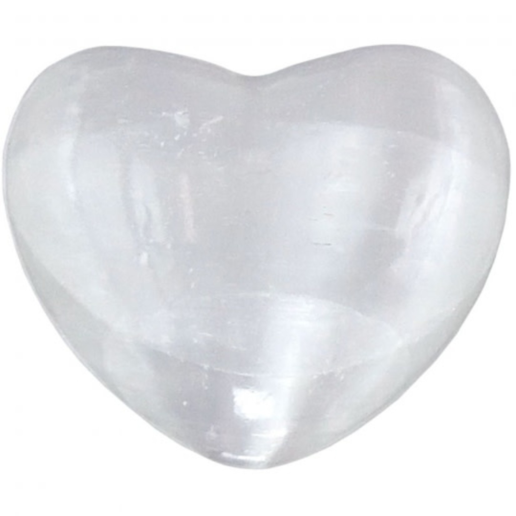 Selenite Heart 1.25" x 2"