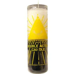 Double Action Evil Eye Reversible Seven Day Candle (W+B)
