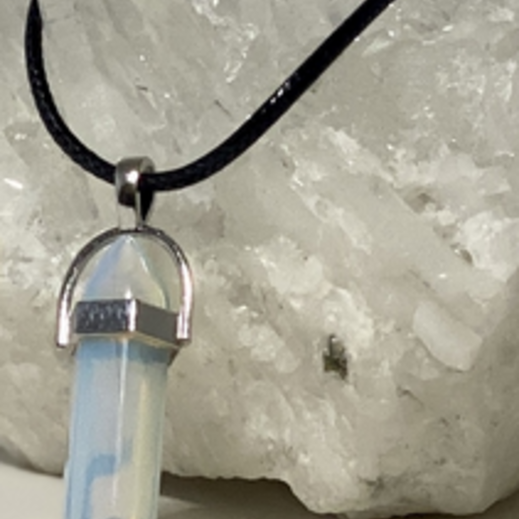 Opalite Bullet Necklace