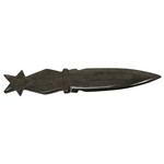 Golden Sheen Obsidian Dagger/Athame w Star Handle (6.5-7")