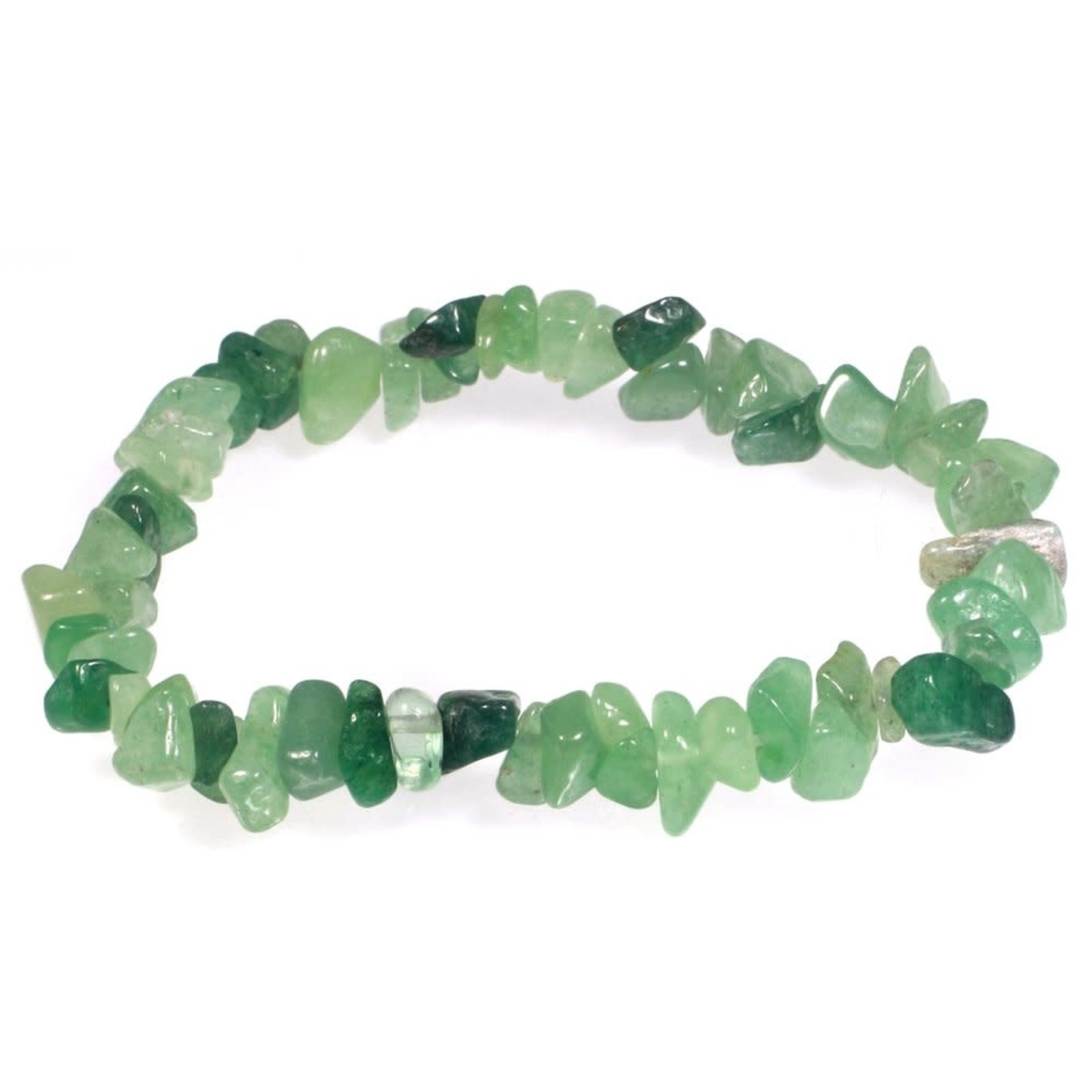 Green Aventurine Chip Bracelet