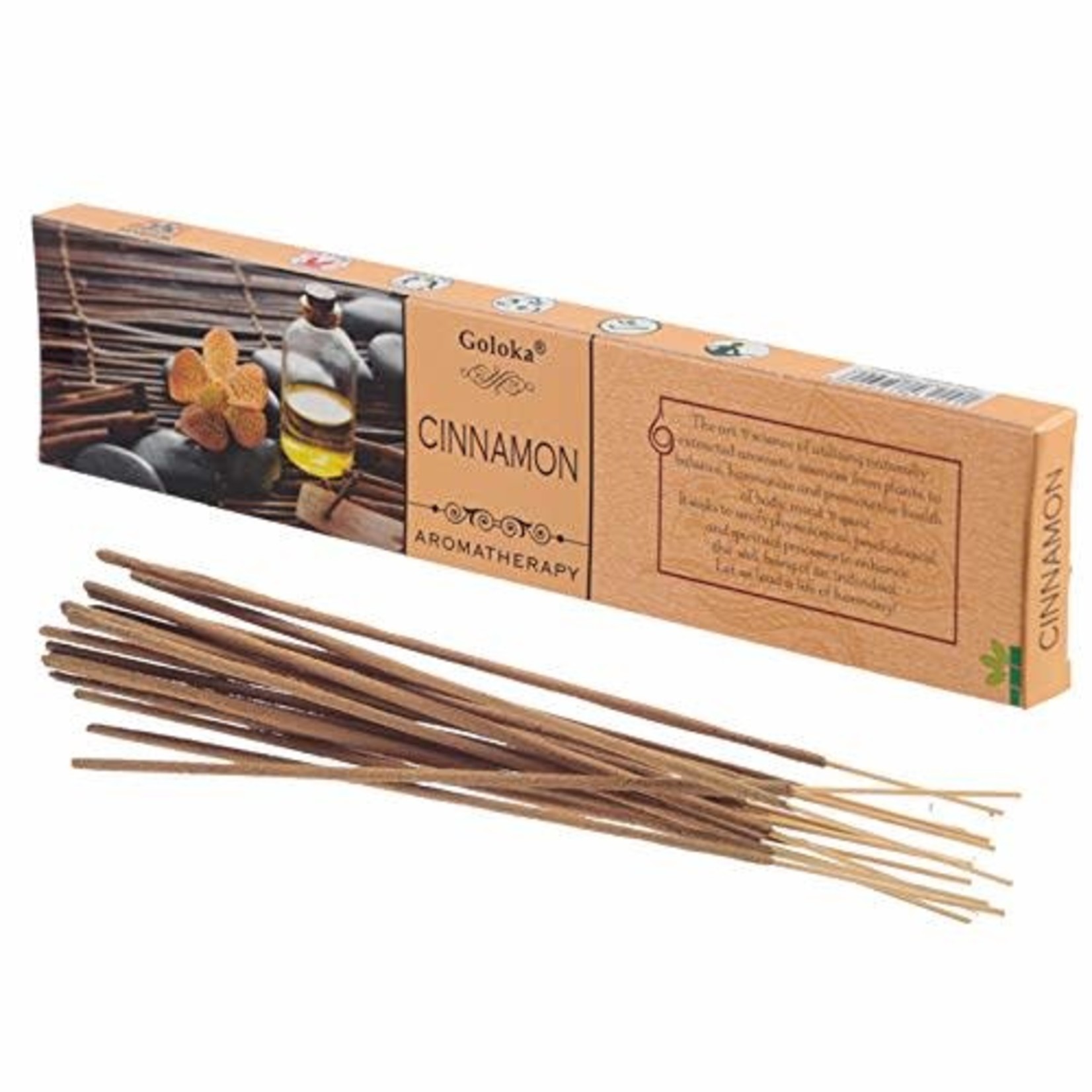 Aromatherapy Cinnamon Incense Sticks- Goloka