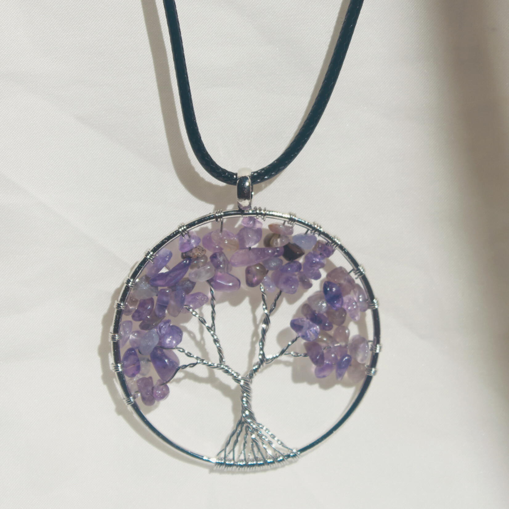 Tree Of Life Amethyst Necklace