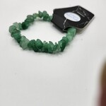 Green Aventurine Elastic Chip Bracelet