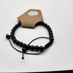 Shungite Semi Precious 6mm Beads Bracelet