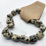 Dalmatian Semi Precious Bracelet