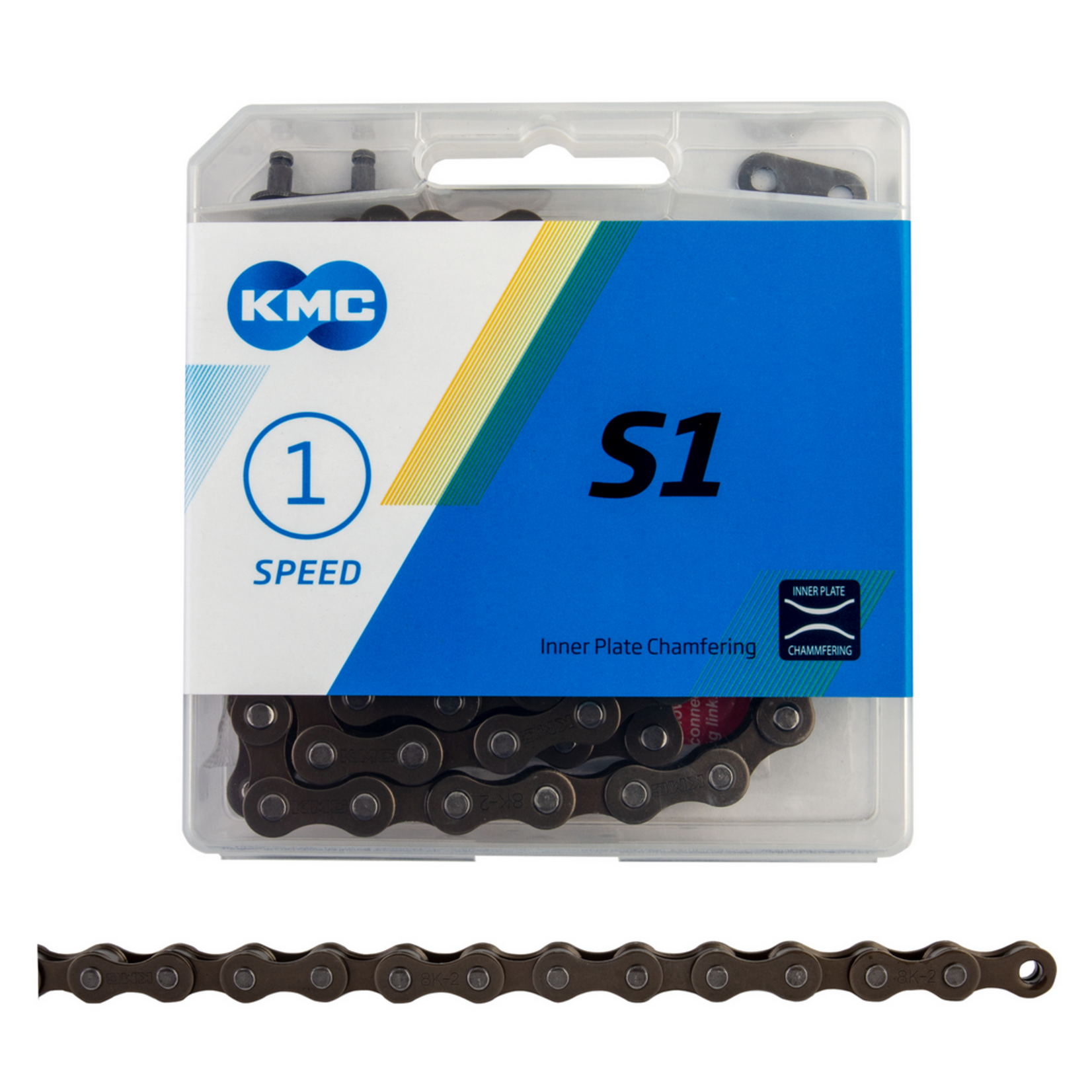 KMC CHAIN KMC 1/2x1/8 S1 1s BRN 112L