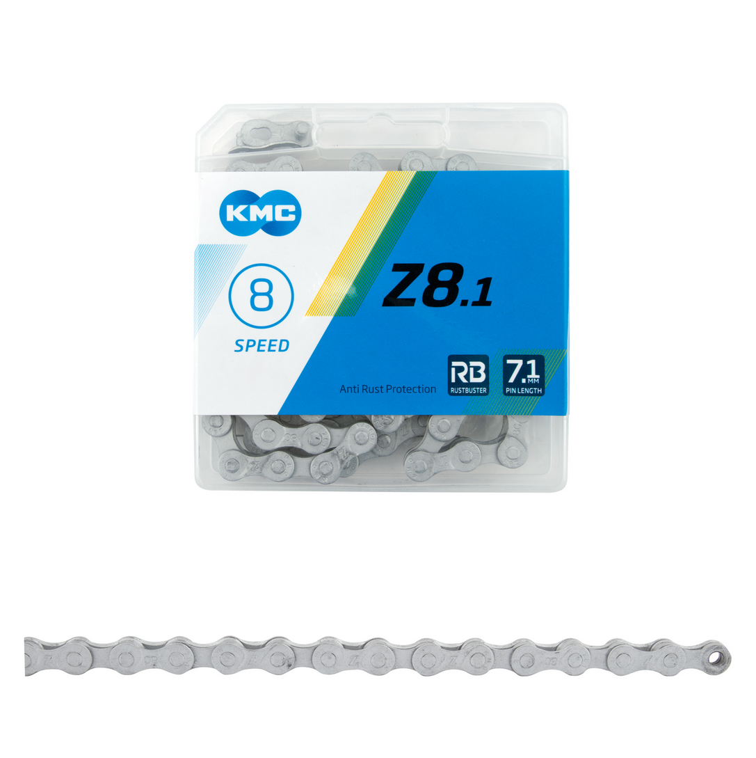 KMC CHAIN KMC Z8.1 INDEX 6 7 8s RUST BUSTER SL 116L