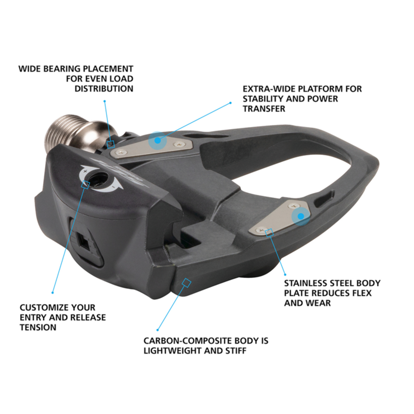 Shimano PEDAL, PD-R7000, 105, SPD-SL PEDAL, W/CLEAT(SM-SH11)