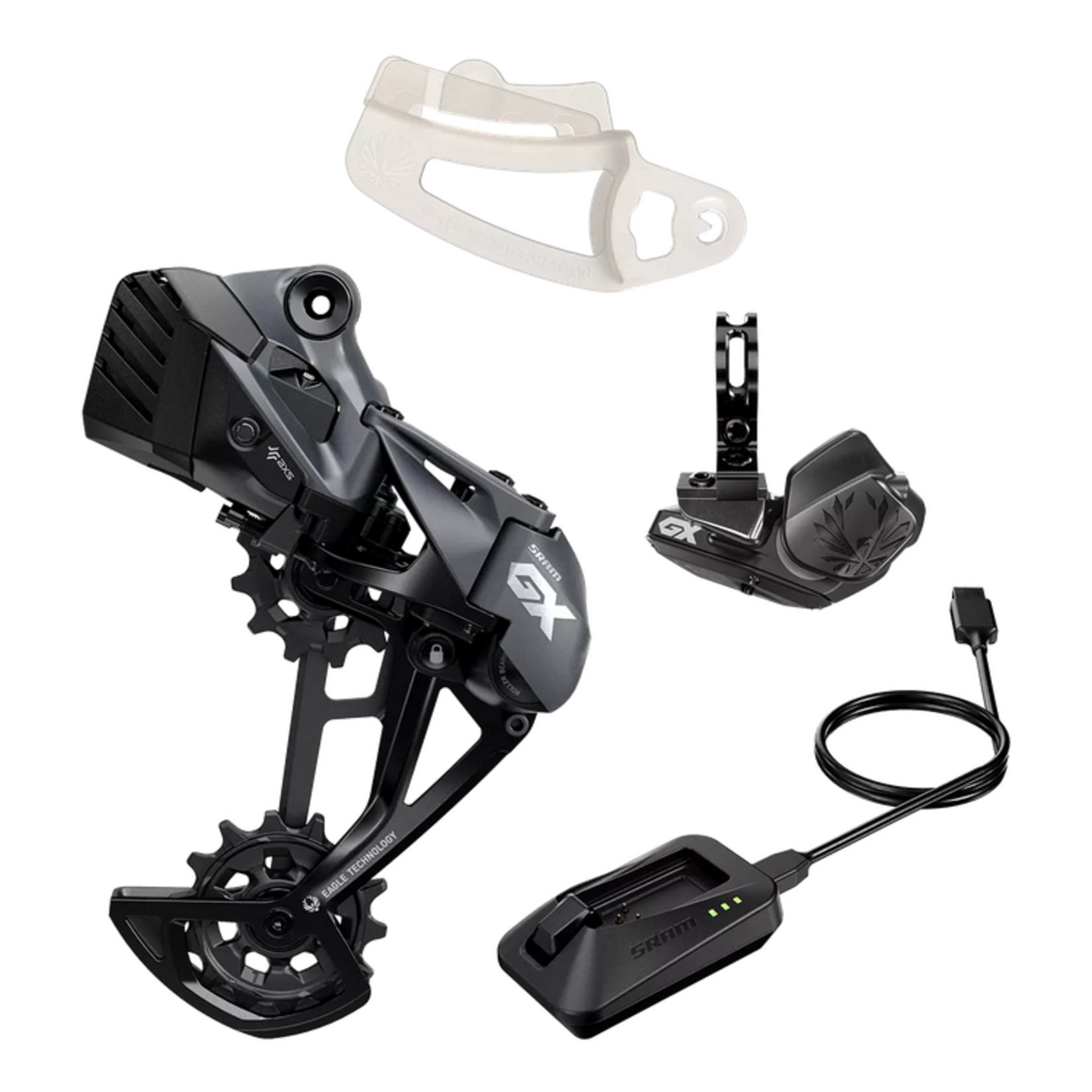 SRAM GX Eagle AXS Group Upgrade Kit (Rear Der wBattery, Controller wClamp, Charger/Cord, Chain Gap Tool)