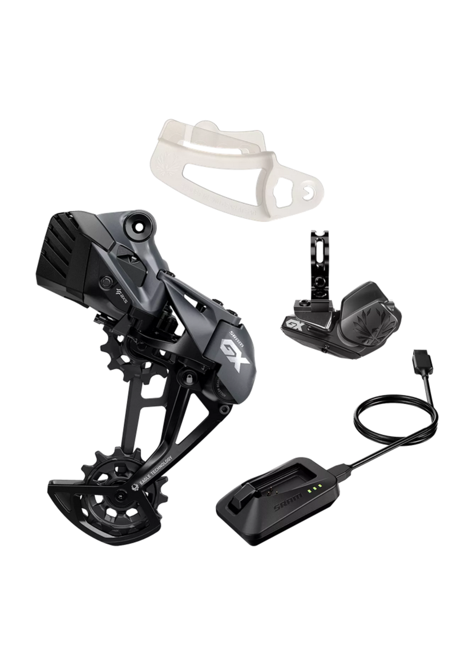 SRAM GX Eagle AXS Group Upgrade Kit (Rear Der wBattery, Controller wClamp, Charger/Cord, Chain Gap Tool)