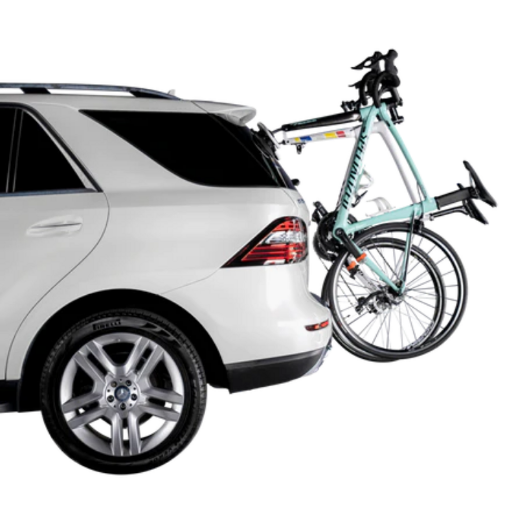 Sea Sucker Mini Bomber, 2-bike fork-mount rack W/ 2 Rear Wheel Straps.