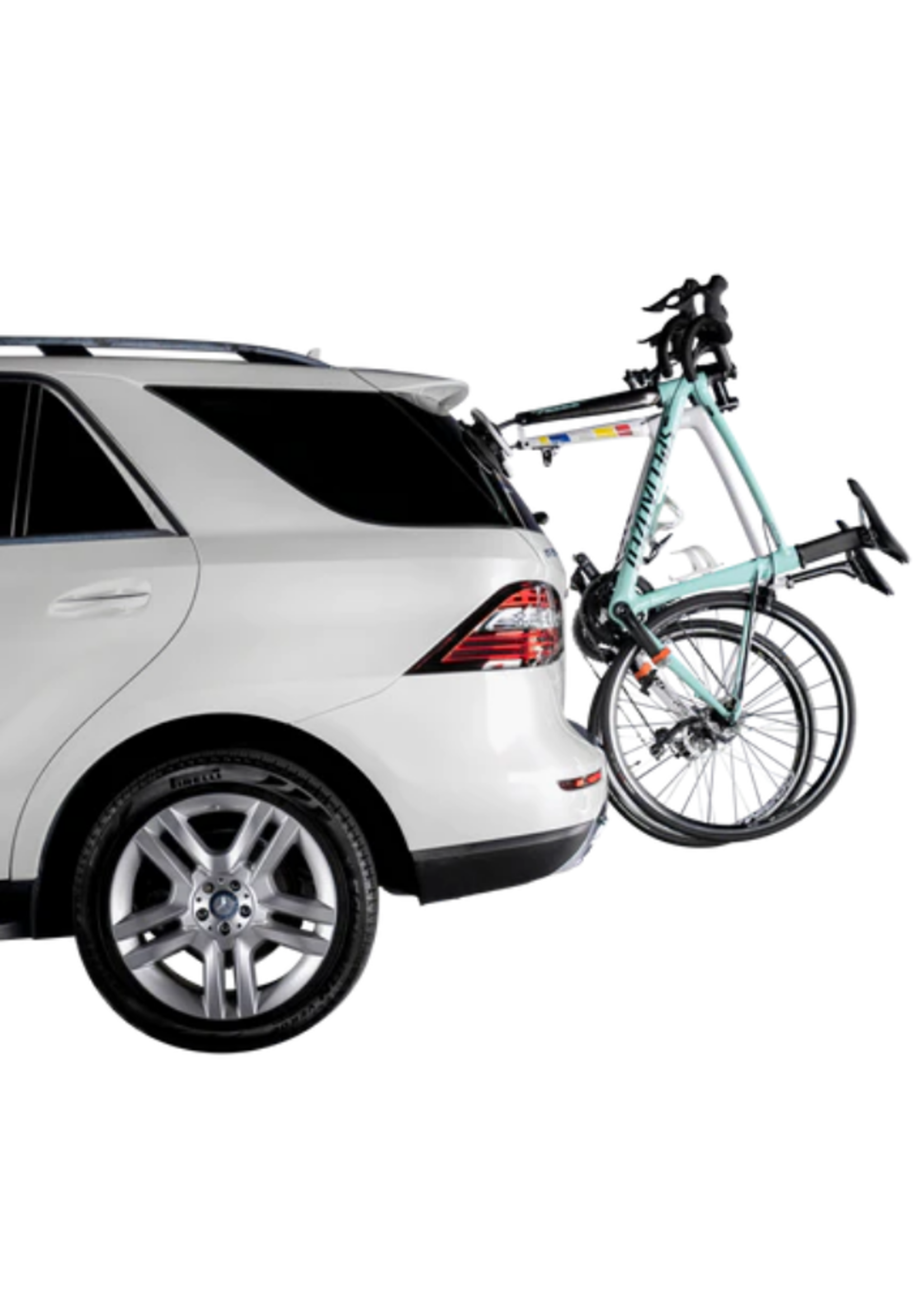 Sea Sucker Mini Bomber, 2-bike fork-mount rack W/ 2 Rear Wheel Straps.