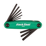 Park Tool PT Folding Torx Wrench Set, TWS-2 - Green