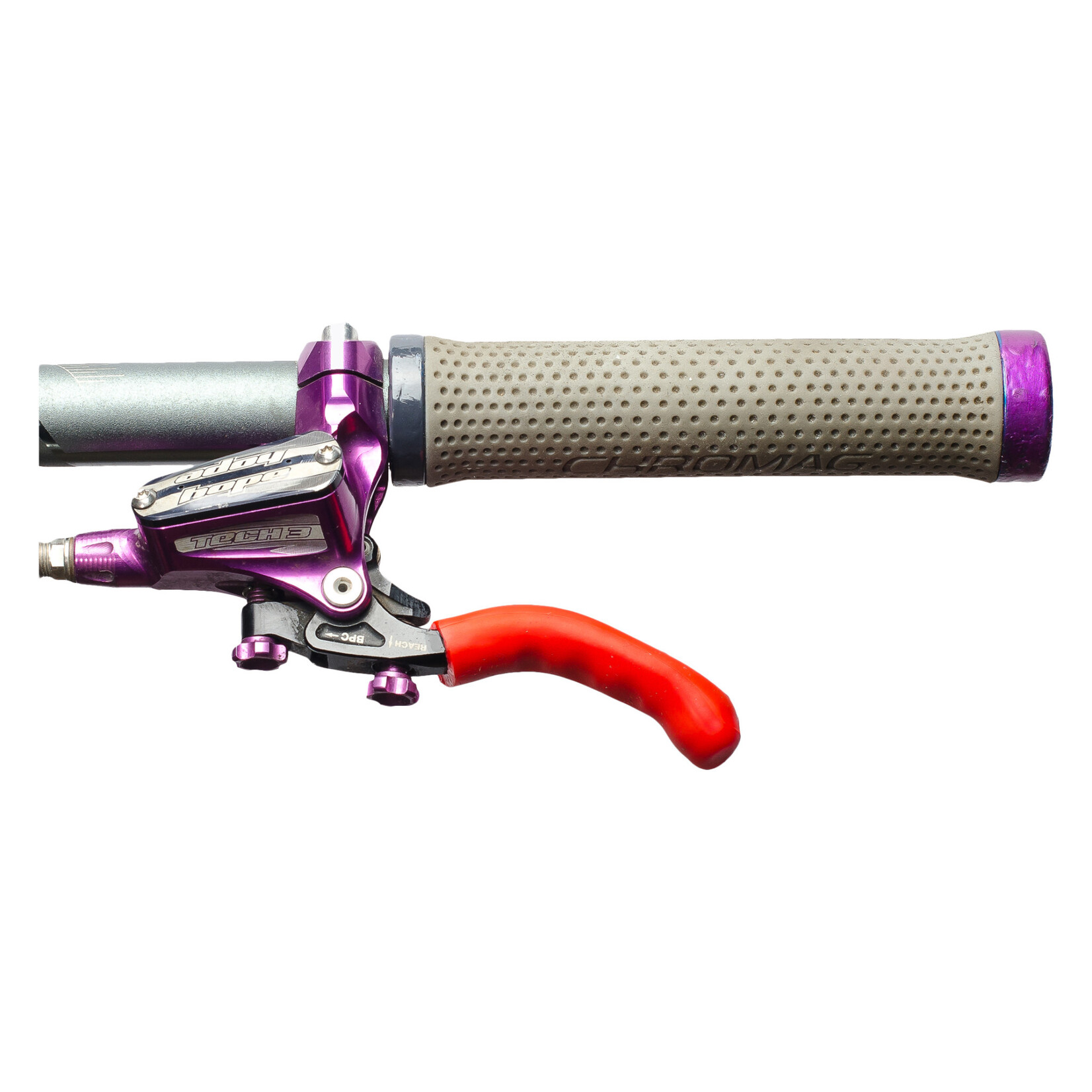 MILES WIDE GRIPS MILES WIDE BRAKE LEVER STICKY FINGERS 2.0 RED
