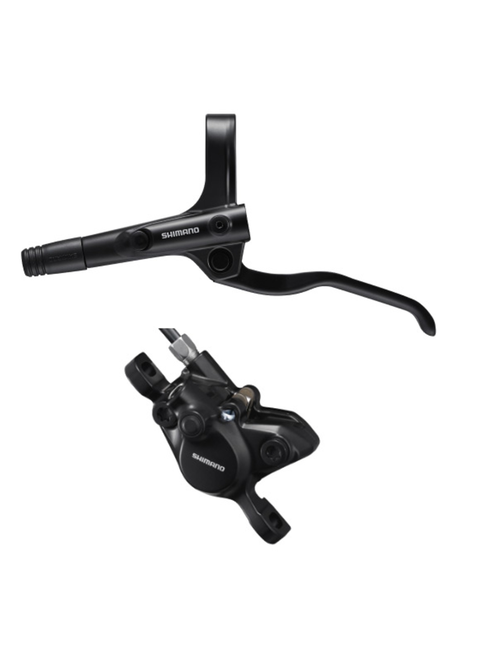 Shimano DISC BRAKE SET, BL-MT200(R), BR-MT200(R), BLK, W/O ADAPTER, RESIN PAD(W/O FIN), SM-BH59-SS 1700 MM BLK