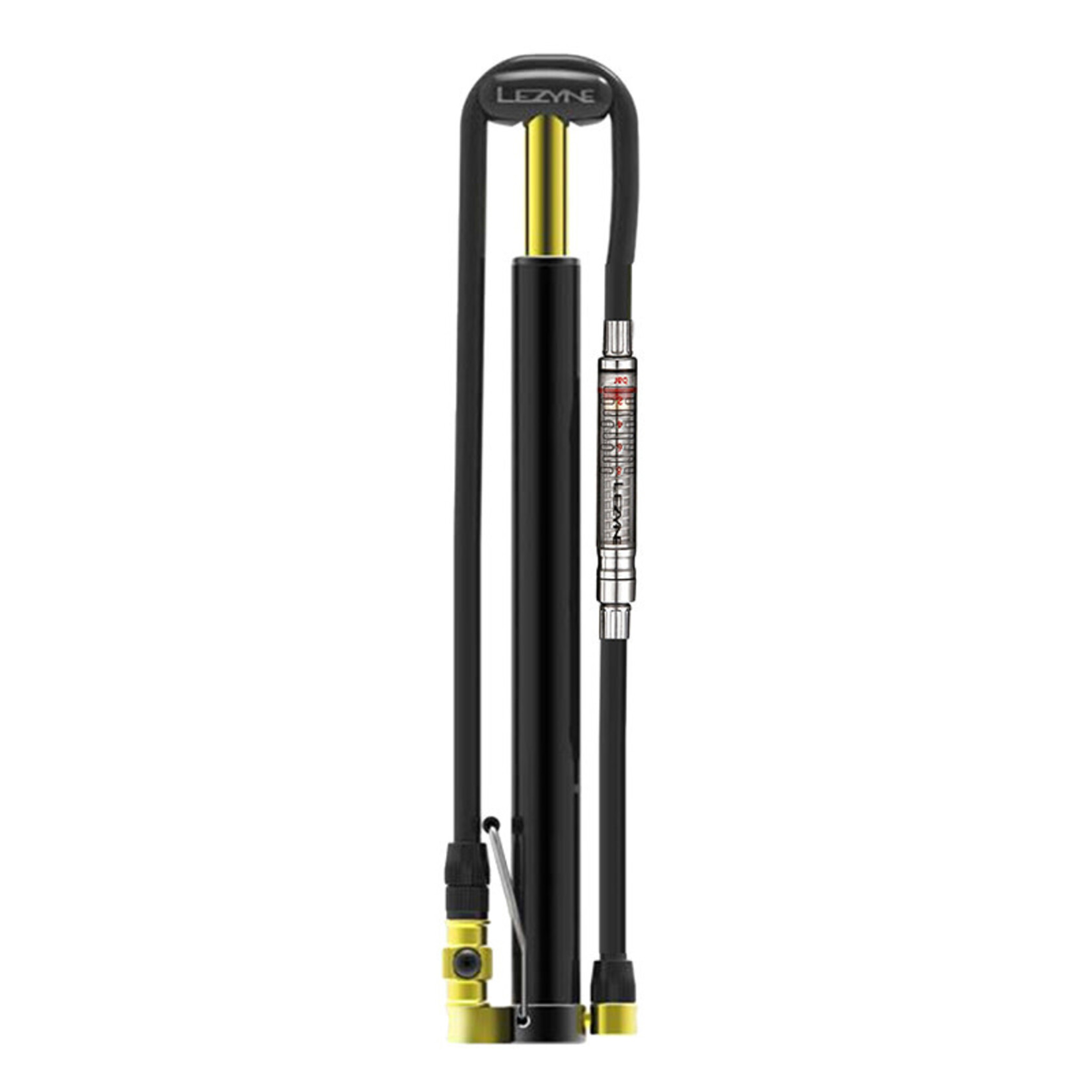 LEZYNE PUMP LEZ FLOOR MICRO DRIVE HP wGAGE BK12