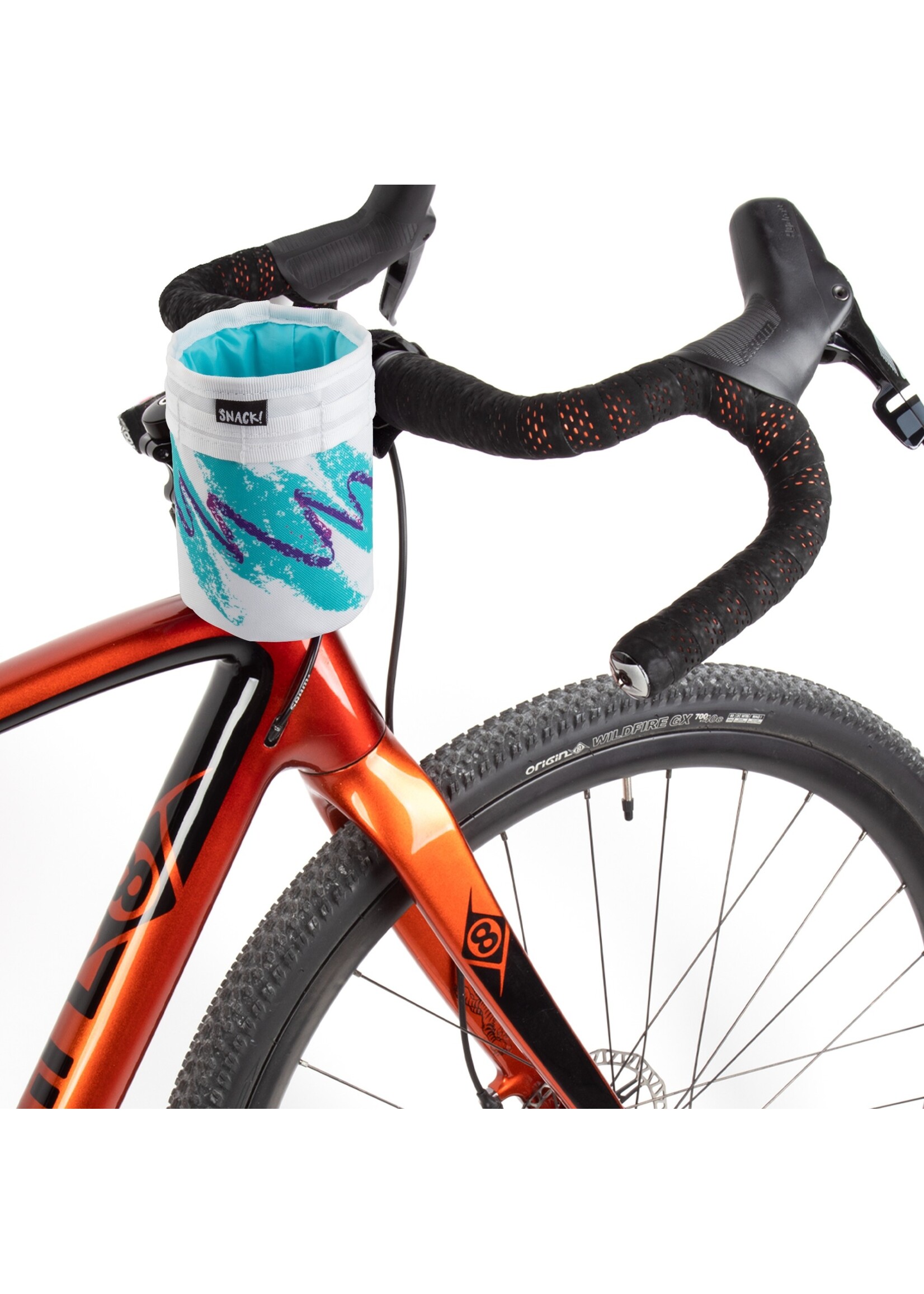 SNACK! DRINK HOLDER SNACK HBAR/STEM JAZZY WH/BU