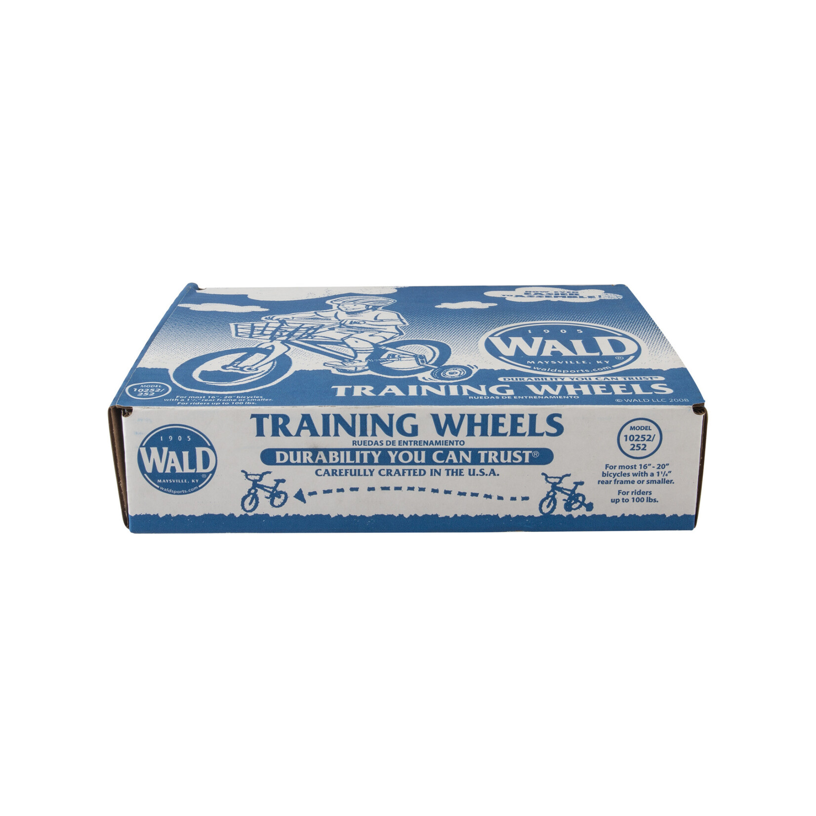 WALD TRAINING WHEEL WALD #10252 16/20 1in FRAMEFOR OVERSIZE STAYS