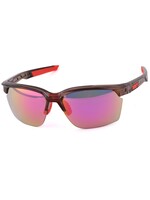 100 Percent 100% Sportcoupe Sunglasses (Polished Translucent Crystal Smoke) (Purple Multilayer Mirror)