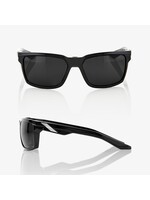 100 Percent 100% Daze Sunglasses Black with Grey Peakpolar Lens
