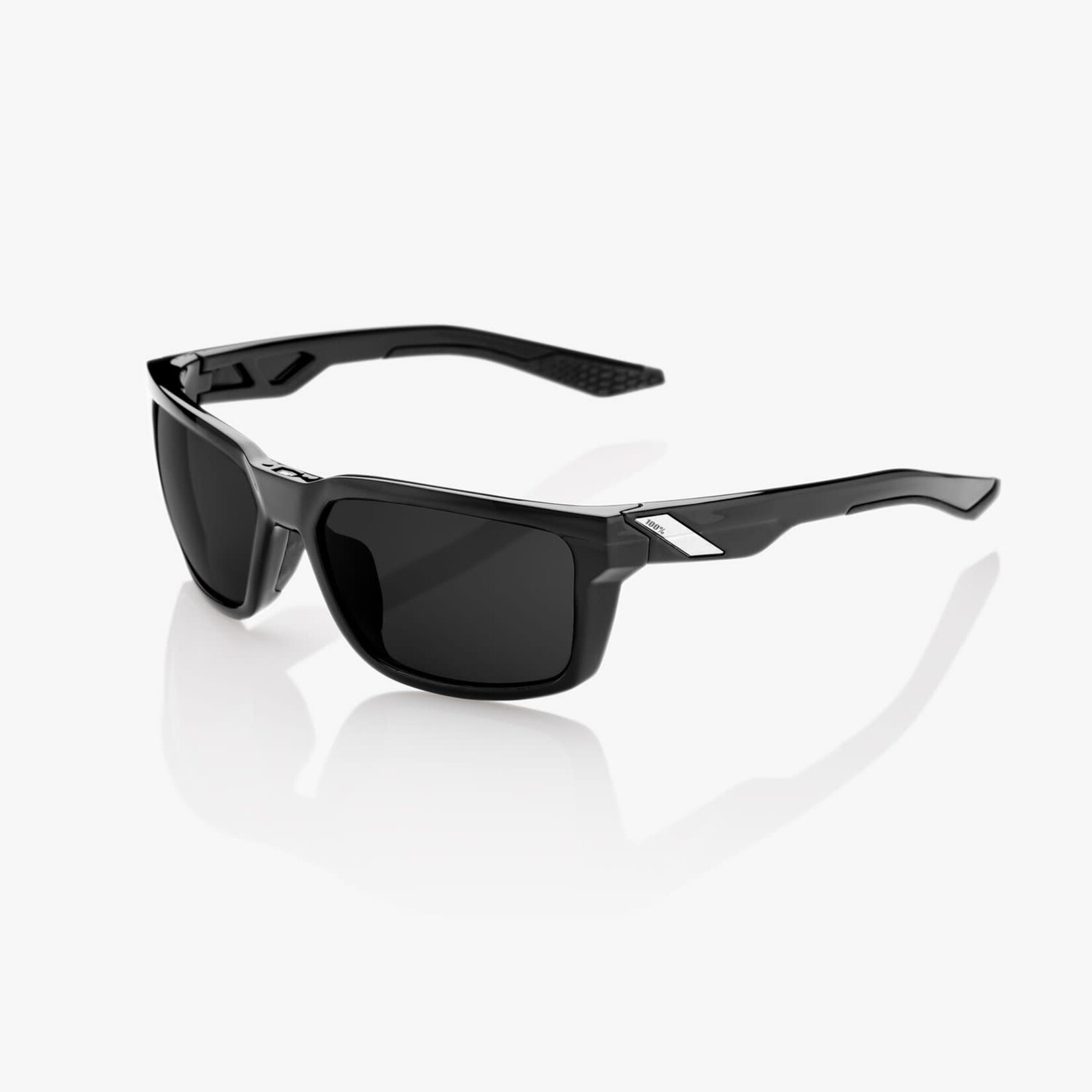 100 Percent 100% Daze Sunglasses Black with Grey Peakpolar Lens