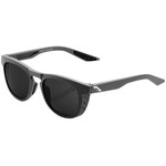 100% Slent Sunglasses, Soft Tact Cool Grey frame - Smoke Lens