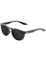 100% Slent Sunglasses, Soft Tact Cool Grey frame - Smoke Lens