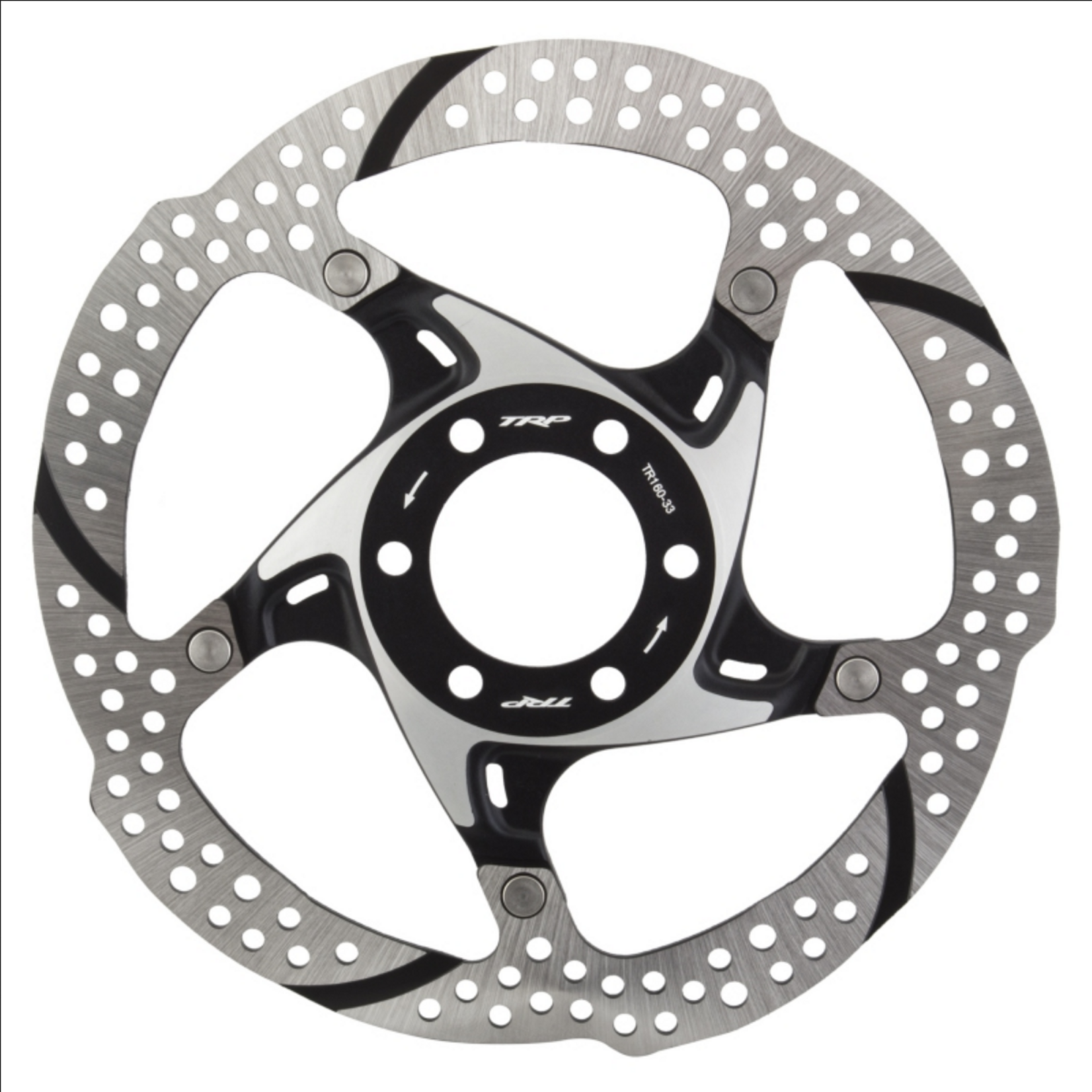 TRP BRAKE PART TRP DISC ROTOR 160mm 6b BK 2pc w/BOLTS