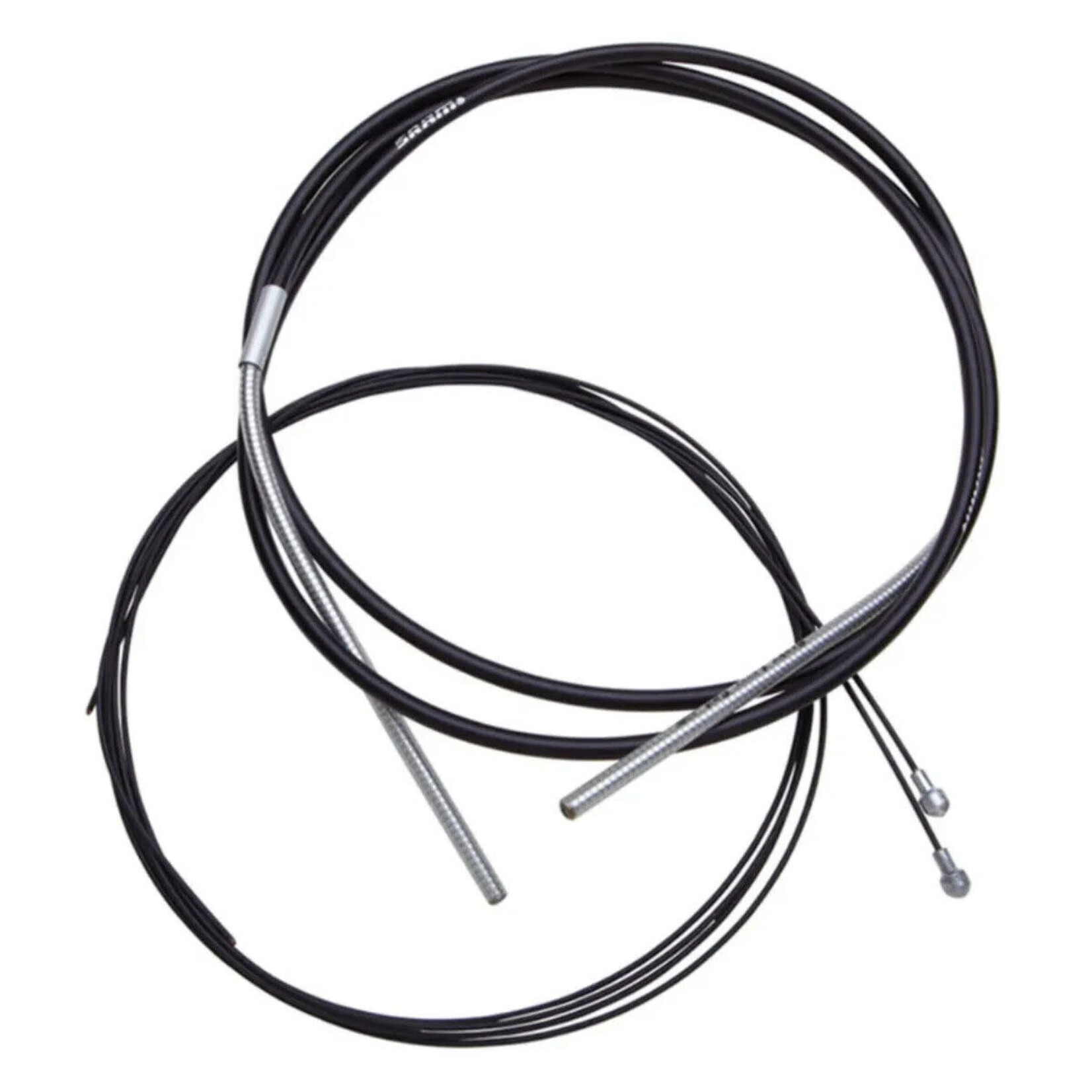 SRAM SRAM SlickWire XL Road Brake Cable Kit Black 5mm (1.6mm coated cable, 5mm Kevlar reinforced compression-free housing, ferrules, end caps, frame protectors)