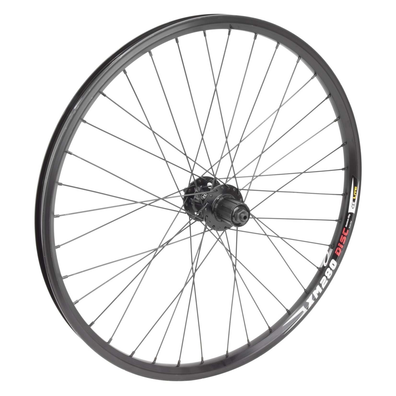 WHEEL MASTER WHL RR 24x1.5 507x21 WEI XM280 BK DISC 36 WM MT2000 8-10sCAS 6B QR BK 135mm 14gBK