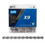 KMC CHAIN KMC X9 9s NP/DK-SIL 116L