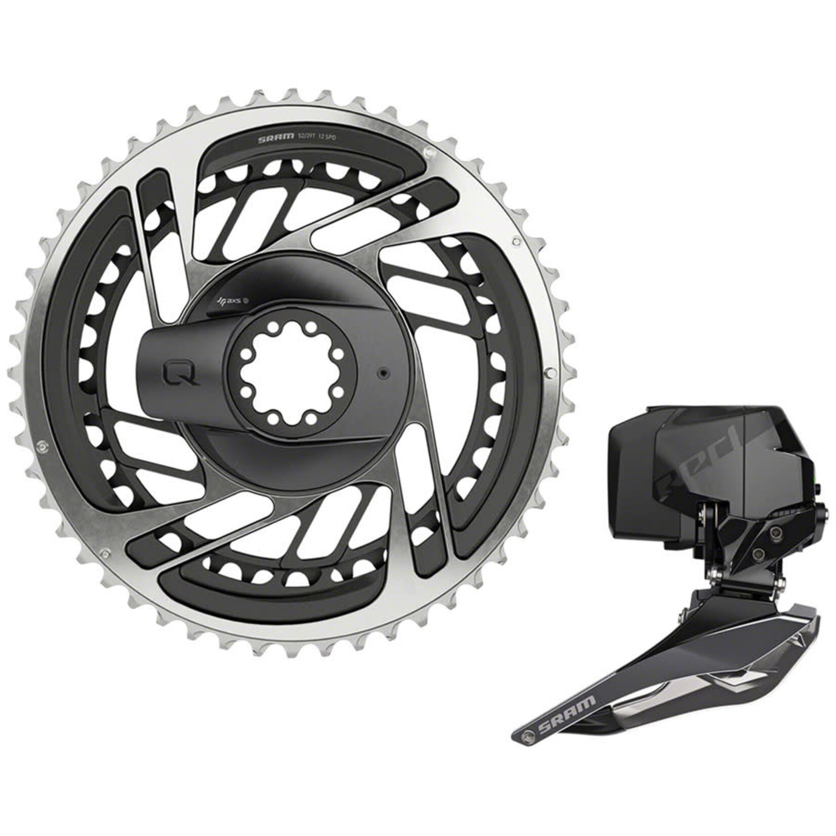 SRAM Power Meter KIT DM5441T RED AXS D1 GREY (Includes Power Meter w Integrated Chainrings, Red AXS 2-Position Front Derailleur