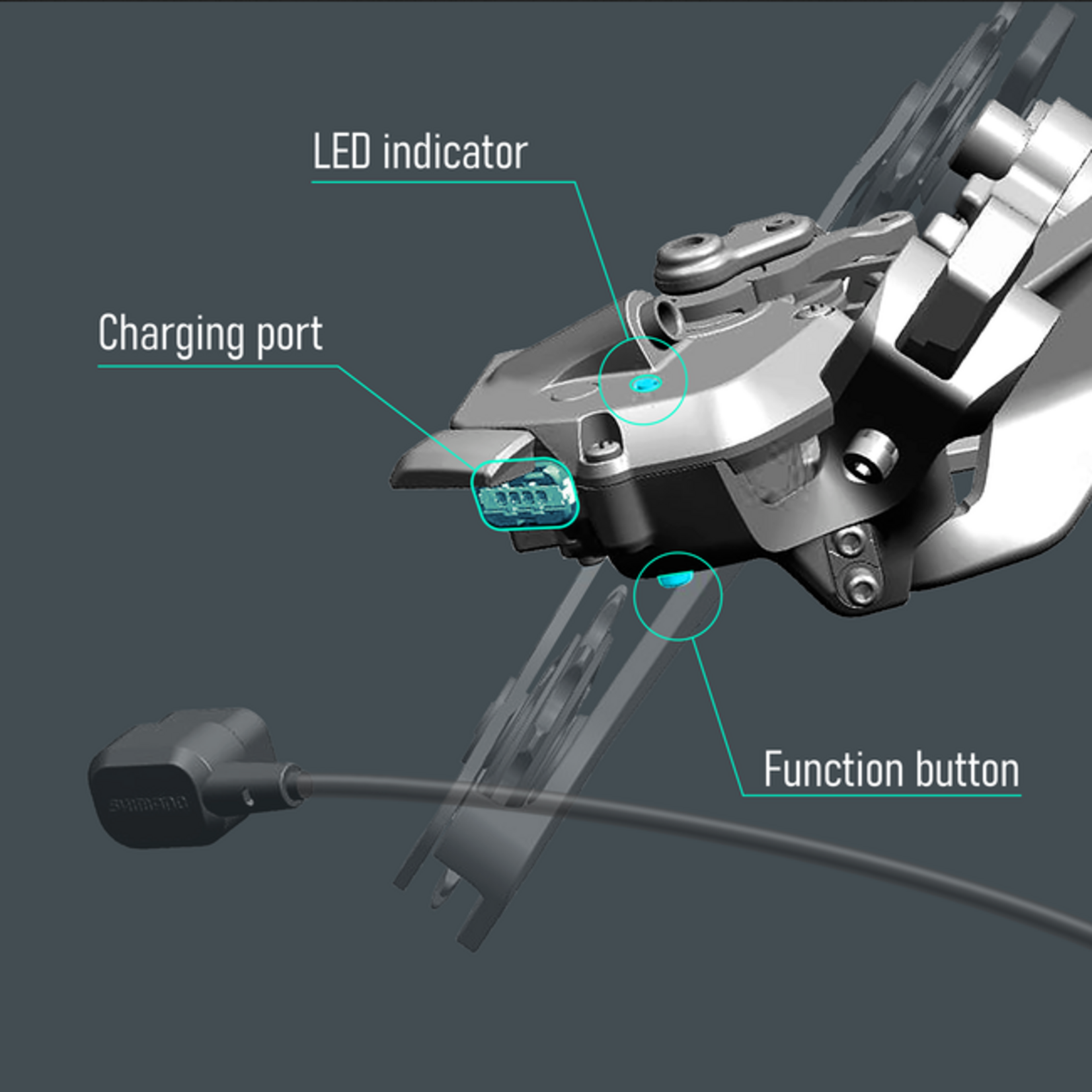 DURA-ACE REAR DERAILLEUR, RD-R9250, DURA-ACE, 12-SPEED, TOP NORMAL, SHADOW DESIGN, DIRECT ATTACHMENT (DIRECT MOUNT COMPATIBLE), W/TL-EW300