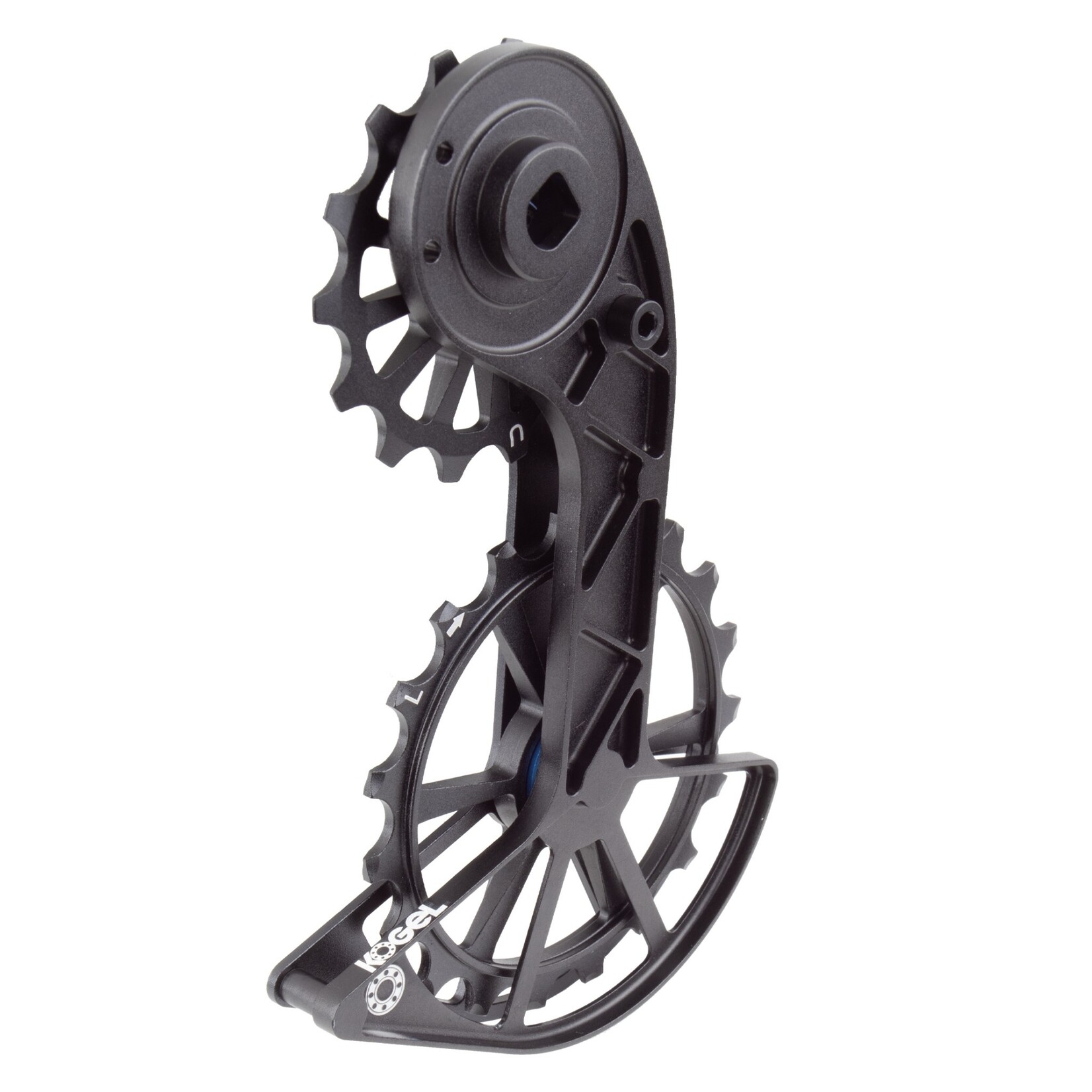 KOGEL DER KOGEL PULLEY KOLOSSOS w/INNER CAGE OS RIVAL ETAP BK